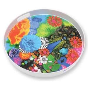  Collage Round Tray