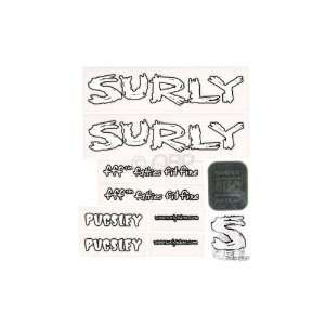  Surly Pugsley Decal Set Includes Headbadge Sports 