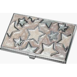    Stars Inlaid Business Card Holder For Women