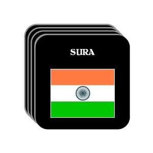  India   SURA Set of 4 Mini Mousepad Coasters Everything 