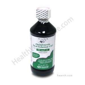  Guaifenesin Cough Suppressant   8 fl. oz. Health 