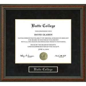 Butte College Diploma Frame