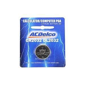   ACDelco CR2032 Lithium 3 Volt Button Cell Battery 1 Pack Electronics