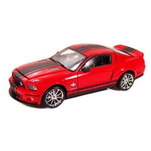  2008 Shelby GT500 Super Snake 1/18 Red w/Black Stripes 
