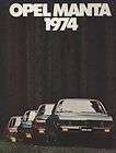 1974 Buick Opel Manta Dealer Sales Brochu