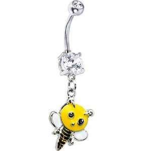 Buzzing Bumble Bee Belly Ring Jewelry