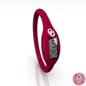  Oklahoma Sooners NCAA Digital Silicone Watch (Red) Sports 