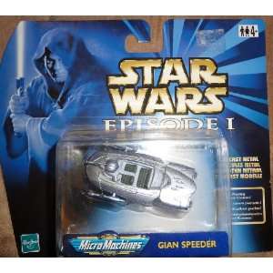    Star Wars Episode 1 Gian Speeder Micro Machines Toys & Games
