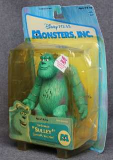 Sully Talking Figure Monsters, Inc. Disney Pixar MINT  