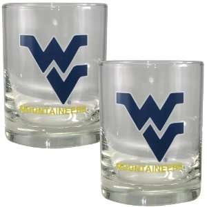 West Virginia Mountaineers Executive Glass Set  Sports 