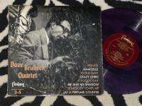 DAVE BRUBECK QUARTET Fantasy Record PURPLE VINYL 10 LP  
