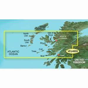    Garmin VEU495S   Loch Ewe to Mull   SD Card GPS & Navigation