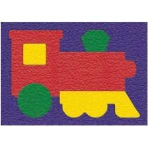  Lauri 1963 Crepe Rubber Puzzle  Train  Pack of 2 Toys 