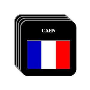  France   CAEN Set of 4 Mini Mousepad Coasters 