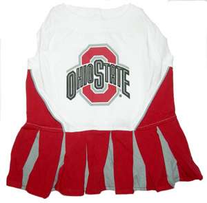 Ohio State Buckeyes NCAA Cheerleader Dress for Dogs  