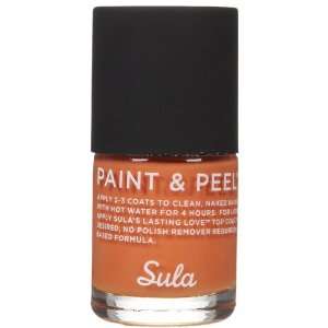  Sula Beauty Paint & Peel Nail Color Vermillion 0.5 oz 