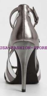 NEW GUESS TOKENIQUE PEWTER HEELS PUMPS SHOES WOMENS SZ  