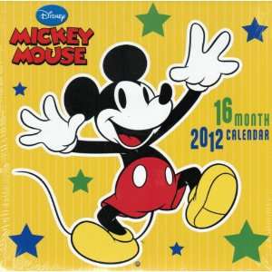  2012 16 Month Wall Calendar   Mickey Mouse (8 x 8 closed 