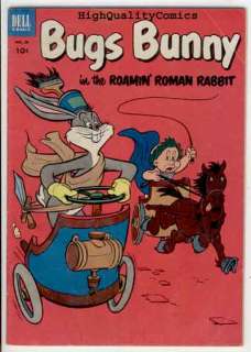 BUGS BUNNY #29, VG+, Dell, 1953, Porky Pig, Warner Bros, Roman Chariot 
