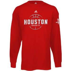  Houston Rocket T Shirts  Adidas Houston Rockets Red Strike 