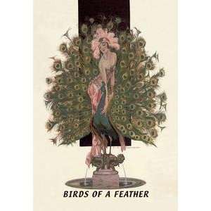  Vintage Art Birds of a Feather   01468 7