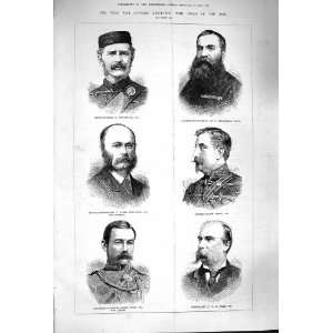  1879 ZULU WAR OFFICERS NEWDIGATE CUFFE CREALOCK LOWE
