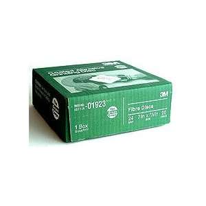  3M 01923 Green Corps 7 x 7/8 24 Grit Fiber Disc, (Box of 