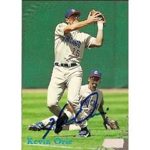   Kevin Orie Signed Chicago Cubs 1998 Stadium Club Card 