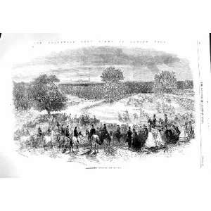    1860 VOLUNTEER SHAM FIGHT CAMDEN PARK SOLDIERS WAR
