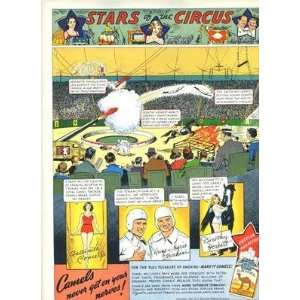 Camel Cigarettes Magazine Ad Stars of the Circus 1930s