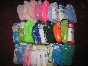 NEW Fuzzi Bunz Cloth Diapers Small Medium Large Xsmal  