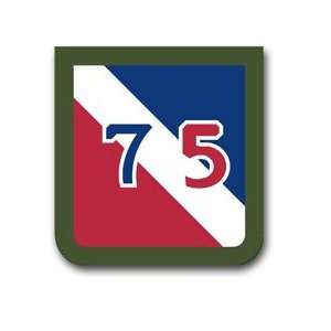  US Army 75th Division Patch Decal Sticker 5.5 Everything 