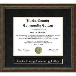  Bucks County Community College Diploma Frame Sports 