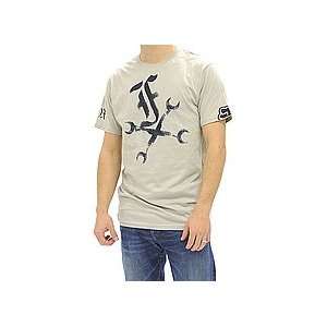  Fox Wrenched Premium Tee (Light Grey) Large   Shirts 2012 