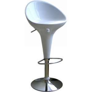  White Bar Stool by Wholesale Interiors