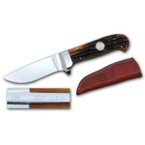 Canal Street Cutlery Fixed Bone Stag DHolder Drop Point Hunter 