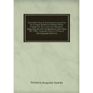   (Portuguese Edition) Pinheiro Augusto Soares  Books