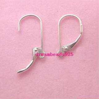 Best choice 925 Sterling Silver Lever Back Ear Wire jewelery making 