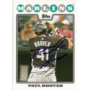  Phillies Paul Hoover Signed 2008 Topps Update Card 
