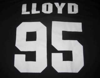 Greg Lloyd Logo 7 Jersey PITTSBURGH STEELERS #95 XL Shirt  