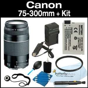   Lens + UV Filter + Battery Package For Canon T3i, T2i