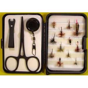  Streamside Dry Fly & Tool Assortment