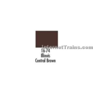  Badger Model Flex Railroad Paint   Illinois Central Brown 