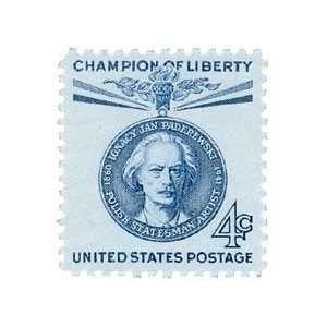  #1159   1960 4c Ignacy Paderewski U.S. Postage Stamp Plate 