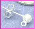 sterling silver earring findings