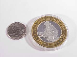   to offer this Limited Edition Ten Dollar Sterling Silver Gaming Token