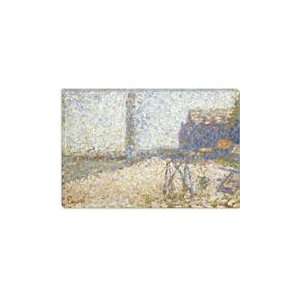  Lhospice Et Le Phare De Honfleur 1886 by Georges Seurat 