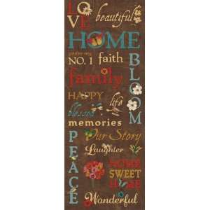   Tim Coffey Blossomwood Words Embossed Stickers Arts, Crafts & Sewing