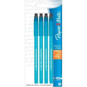  Paper Mate Erasermate Stick Medium Tip Ballpoint Pens, 4 