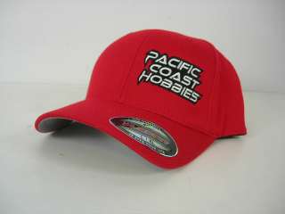 RC Fitted Duck Bill Cap Red Pacific Coast Hobbies  